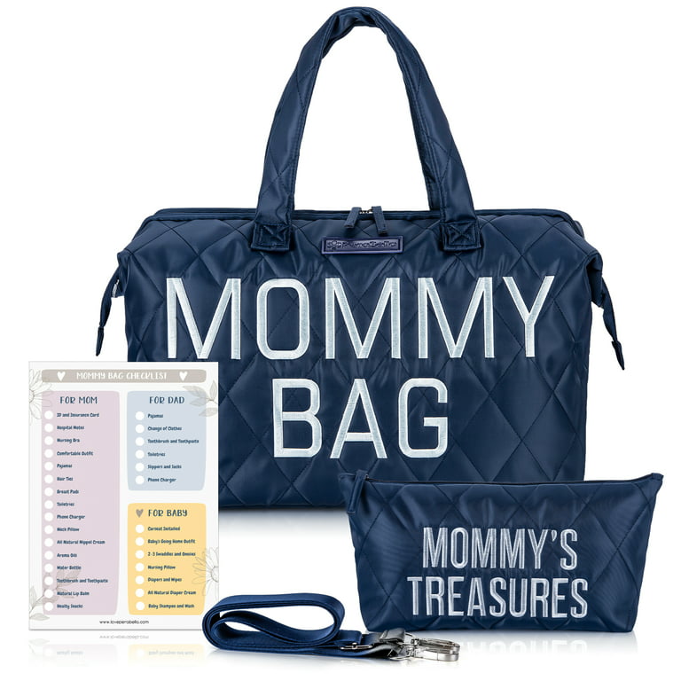 PeraBella Mommy Bag for Hospital,Mom Bag Diaper Bag Tote,Mommy
