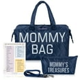 thumbnail image 1 of Perabella Mommy Bag for Mother's , Hospital, Mommy Hospital Bags for Labor and Delivery, Mommy Bag Tote,(Blue), 1 of 11