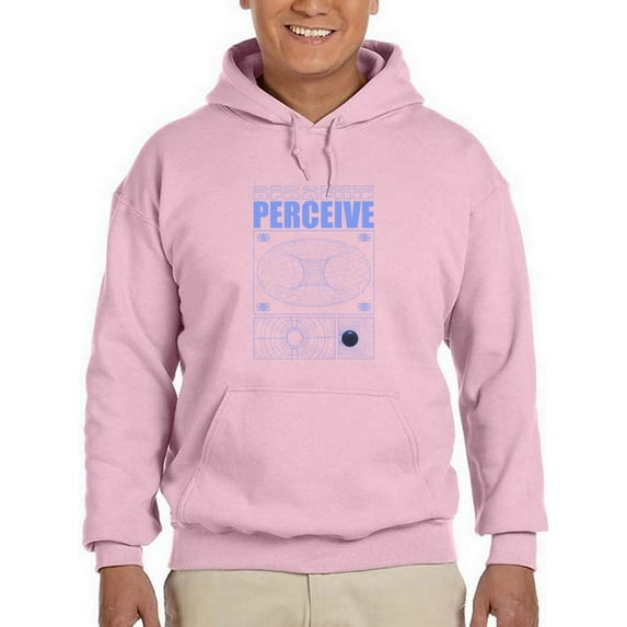 Perceive Vectors Techno Style Hoodie Men -Image by Shutterstock, Male 3X-Large