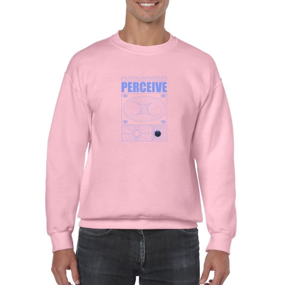 Perceive Vectors Techno Style Sweatshirt Men -Image by Shutterstock, Male 3X-Large