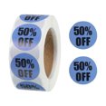 thumbnail image 1 of Percent Off Round Sticker 1 Inch 1 Roll Adhesive 50% Marking Labels Clothes, Hats, Bags, 500 Count/Roll Purple, 1 of 6