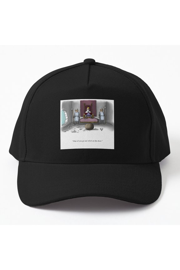 Percenters Unwanted Guest Baseball Hat, Cartoon Character Statement Design, Classic Cap