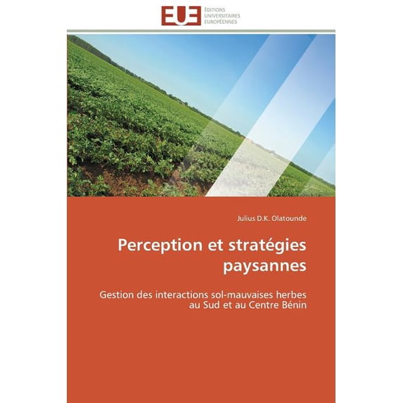 Omn.Univ.Europ.: Perception Et Stratégies Paysannes (Paperback)