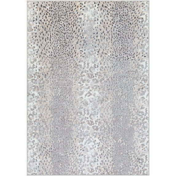 Perception Taupe 6'7" x 9'2" Modern Rectangle Area Rug