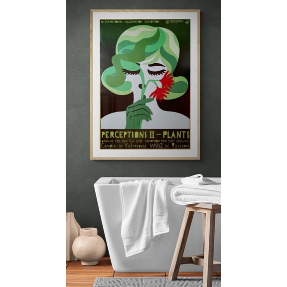 Perceptions 2 Plants Polish Poster, Unframed Paper Poster 8x10in