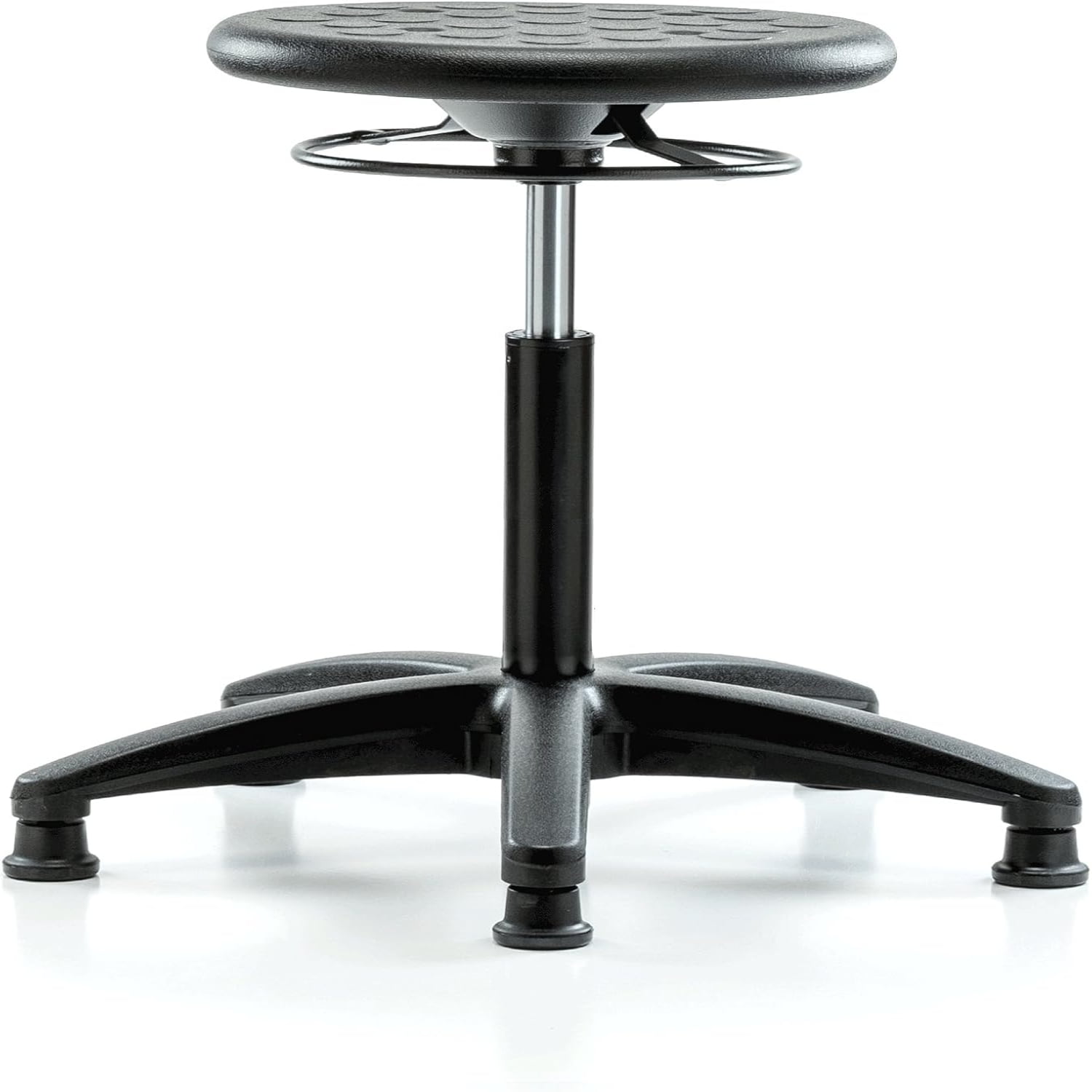 Perch Polyurethane Industrial Stool Heavy Duty with Stationary Caps