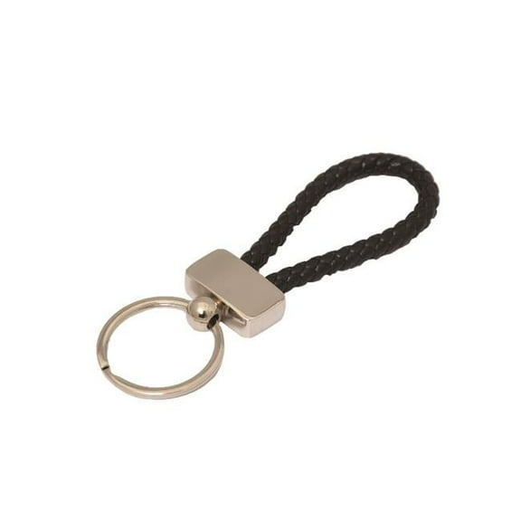 Percheron Braided Keychain - Black
