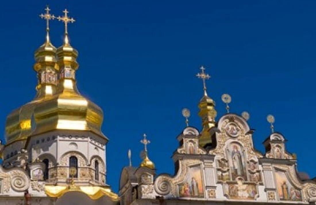Perchersk Lavra Church Kiev Ukraine Canvas Art - Bill Bachmann DanitaDelimont (26 x 17)