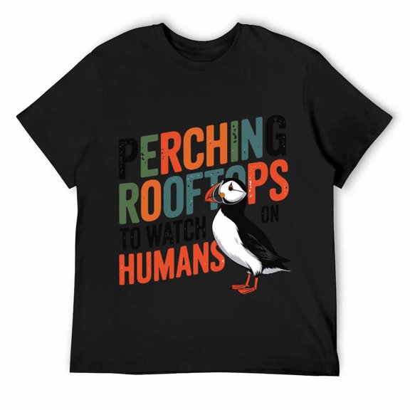 Perching On Rooftops To Watch Humans Para Intervention Team T-Shirt