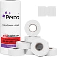 thumbnail image 1 of Perco 1 Line Freezer Adhesive Labels - 8,000 Blank Price and Date Gun Labels for Perco Lite, X, Plus and Pro 1 Line Price and Date Guns - 8 Rolls, 1 Sleeve - Made in USA, 1 of 7