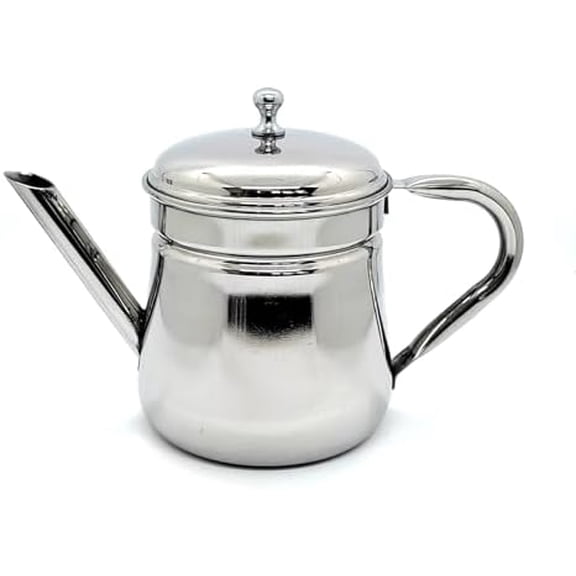 Percolator Coffee Pot, 13.52 fl oz / 400 ml, 6-8 Cup Capacity, Stainless Steel, portable coffee maker for camping pour over non electric$$Sport & Recreation Other