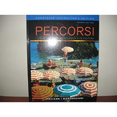 Pre-Owned Percorsi: LItalia Attraverso Le Lingua E La Cultura Hardcover Irene Marchegiani Francesca Italiano