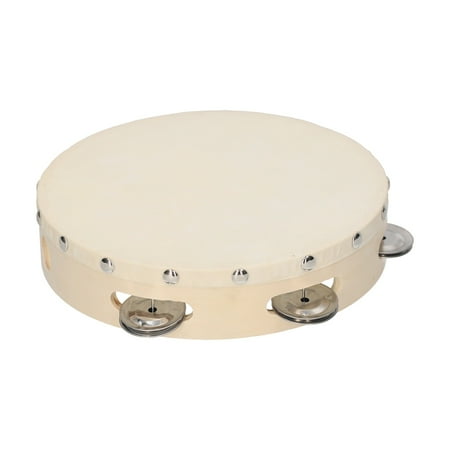 Percussion Drum,Dancine Party Entertainment Musical Timbrel With Metal Row Hand With Metal Drum Wooden Entertainment Metal Row Drum 8 Inch Hand Wooden Entertainment Musical Inch Hand With