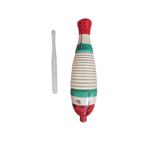 Percussion Fish Guiro Wooden Guillo for Music Classrooms Parties Banquets