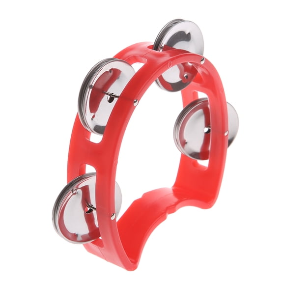 Percussion Half Moon Handheld Musical Tambourine Drum Party Toy