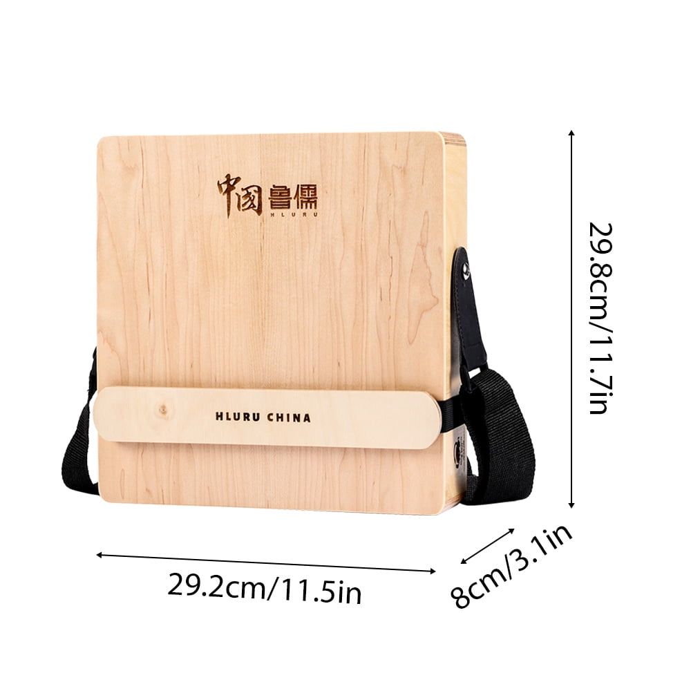 Percussion Instrument,Hand Drum Percussion With Adjustable Portable Wooden Drum Drums 3-in-1 Flat Box Drum Portable Box Flat Hand Drum Percussion Party Hand Drum 3-in-1 Drum Cajon Adjustable