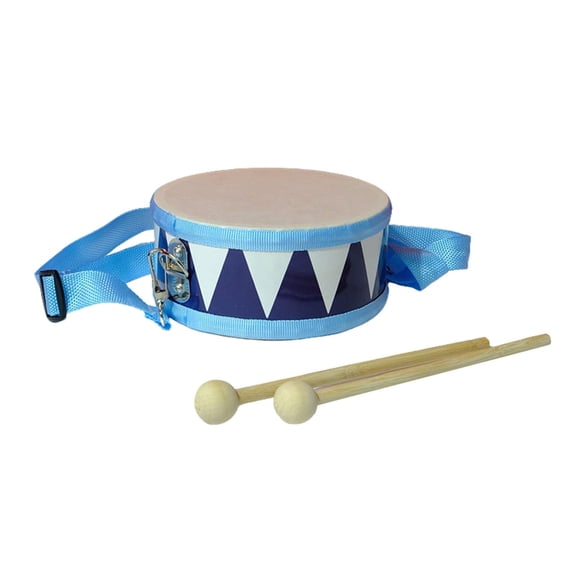 Percussion Instrument Music Drums Hand Drum Lightweight 6 Inch with Drumsticks for Preschoolers Kids Marching Band