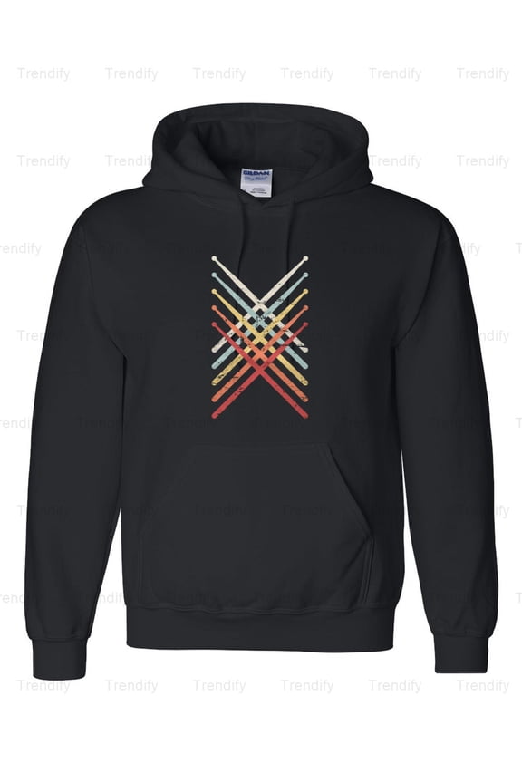 Percussion Marching Band Drum Sticks Hoodie M3082928, Up to Size 5XL