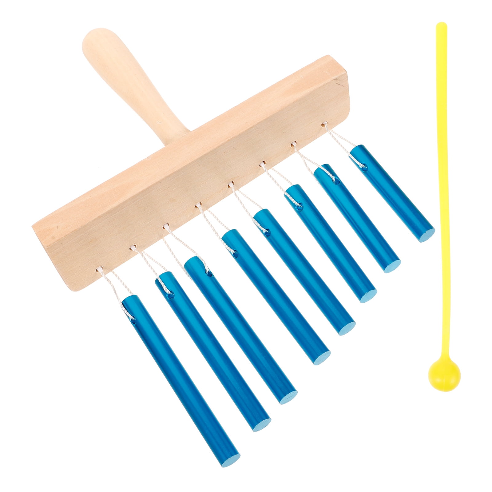 Percussion Wind Chime Instrument for Beginner with Mallet Kids Toy Toys Wooden Chimes Child