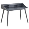 thumbnail image 1 of Percy 45-inch 4-compartment Writing Desk Grey, 1 of 5