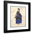 thumbnail image 1 of Percy Anderson 11x14 Black Modern Framed Museum Art Print Titled - Costume Design for ‘Fifth Ballet Girl’ (Long Black Gown) (1901), 1 of 5