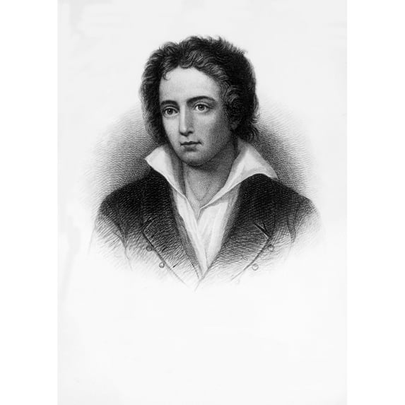 Percy Bysshe Shelley (1792-1822) History (18 x 24)