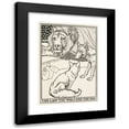 thumbnail image 1 of Percy J. Billinghurst 18x24 Black Modern Framed Museum Art Print Titled - The Lion, the Wolf and the Fox (1900), 1 of 5