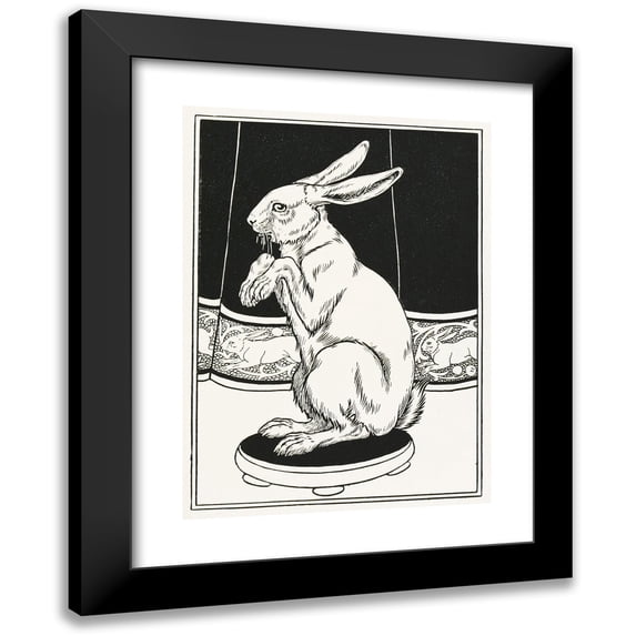 Percy J. Billinghurst 19x24 Black Modern Framed Museum Art Print Titled - A Hundred Anecdotes of Animals Pl 071 (1901)