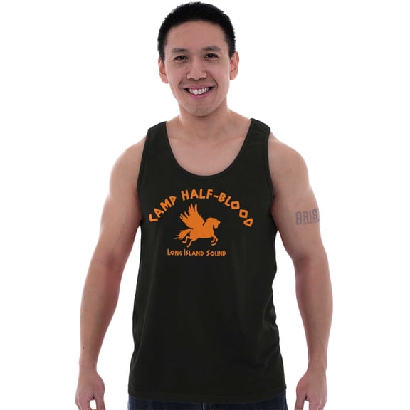 Percy Jackson Adult Tank Top T-Shirt Tees Tshirt Camp Olympic Movie Nerd Geek Funny Gift Idea
