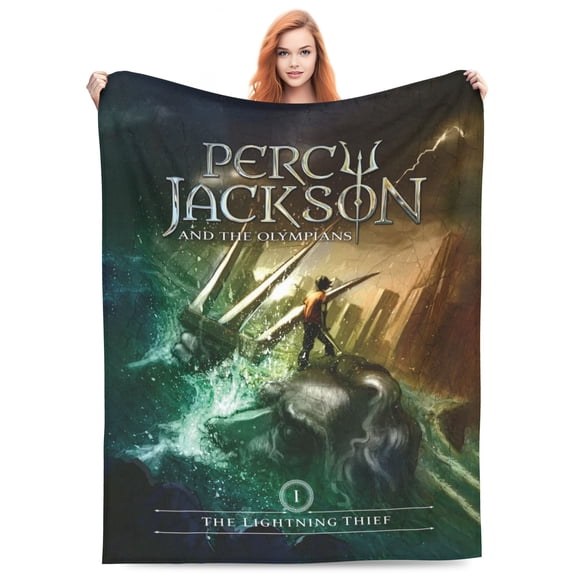 Percy Jack-so Bed Blanket 3D Printed Throw Blanket Lightweight Super Soft Air Conditioning Room All Season Blanket Sofa Couch Bed Fans Cartoon Blanket 40"x30"