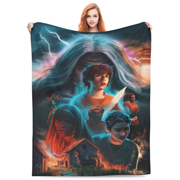 Percy Jack-so Bed Blanket 3D Printed Throw Blanket Lightweight Super Soft Air Conditioning Room All Season Blanket Sofa Couch Bed Fans Cartoon Blanket 40"x30"