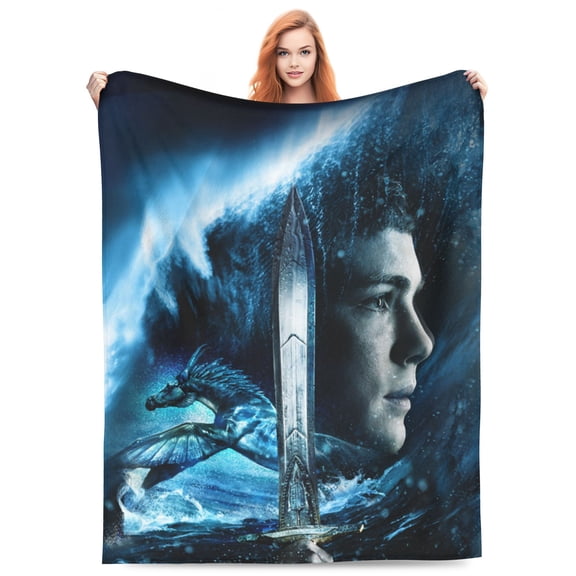 Percy Jack-so Bed Blanket 3D Printed Throw Blanket Lightweight Super Soft Air Conditioning Room All Season Blanket Sofa Couch Bed Fans Cartoon Blanket 50"x40"