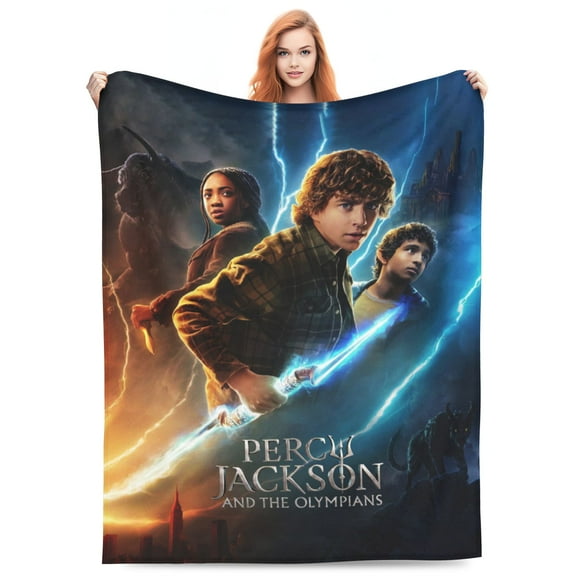 Percy Jack-so Bed Blanket 3D Printed Throw Blanket Lightweight Super Soft Air Conditioning Room All Season Blanket Sofa Couch Bed Fans Cartoon Blanket 60"x50"