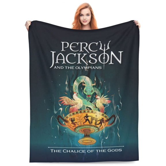 Percy Jack-so Bed Blanket 3D Printed Throw Blanket Lightweight Super Soft Air Conditioning Room All Season Blanket Sofa Couch Bed Fans Cartoon Blanket 80"x60"