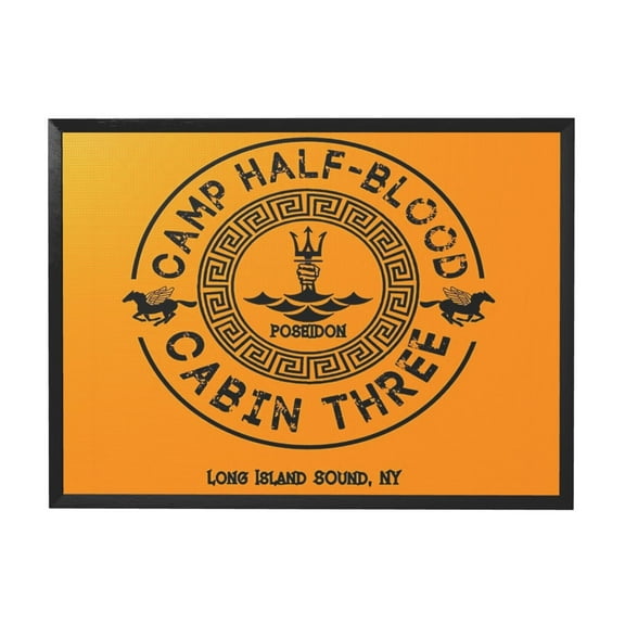 Percy Jackson Black Framed Canvas Wall Art Fashion Decor, 12x16in Wall Decor For Living Room, Bedroom, Office