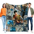 thumbnail image 1 of Percy Jackson Blanket Flannel Soft Sofa Bed Throw for Sofa Birthday Gift, 1 of 13