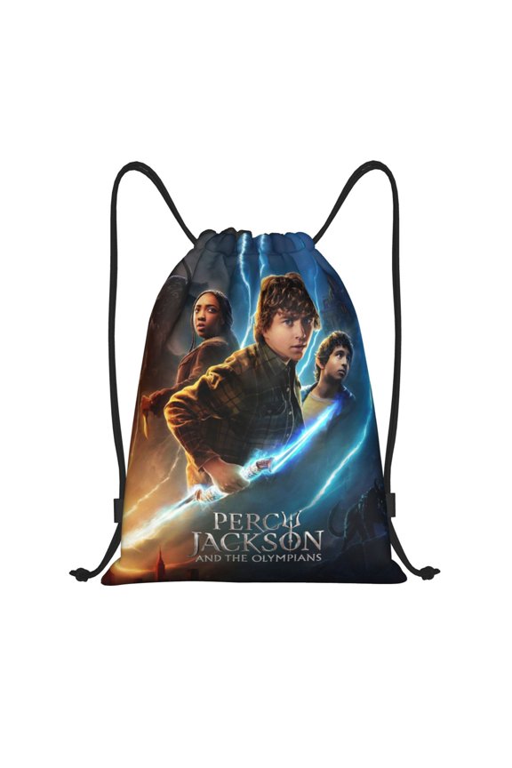 Percy Jack-so Drawstring Bag Sackpack String Bag Beach Bag Gym Shopping Sport Yoga
