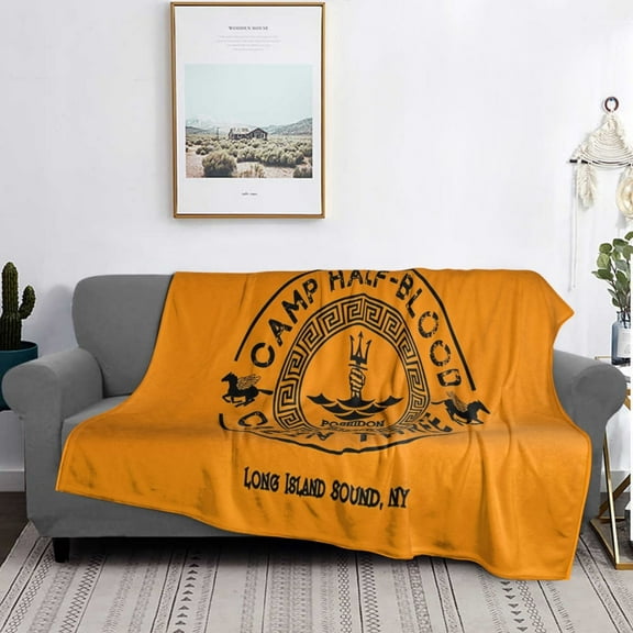 Percy Jackson Flannel Blanket Funny Ultra-Soft Micro Warm Throw Blanket Fleece Blanket Interesting Gift 60"X50"