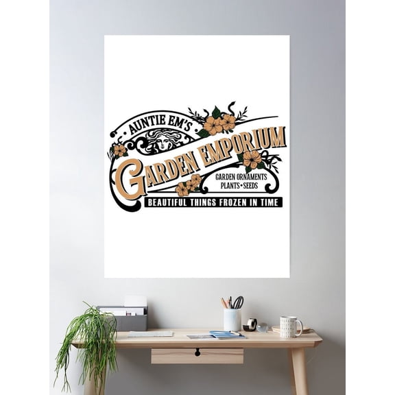 Percy Jackson Garden Emporium Poster Wall Art, Modern Wall Decor For Living Room Bedroom, 12x18 UNFRAMED