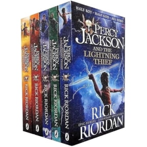 Percy Jackson Series By Rick Riordan: 5 Books Collection Set - Ages 7+ - Paperback