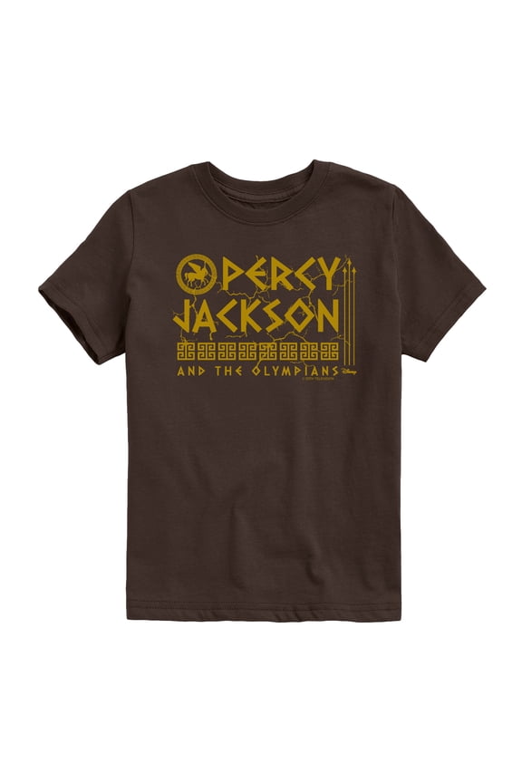 - Percy Jackson Logo - Youth Boys Short Sleeve Graphic T-Shirt