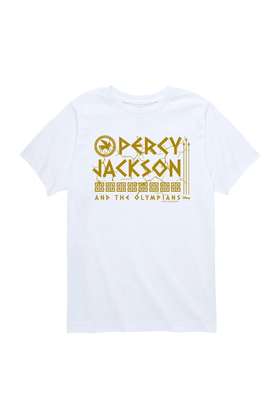 - Percy Jackson Logo - Youth Boys Short Sleeve Graphic T-Shirt