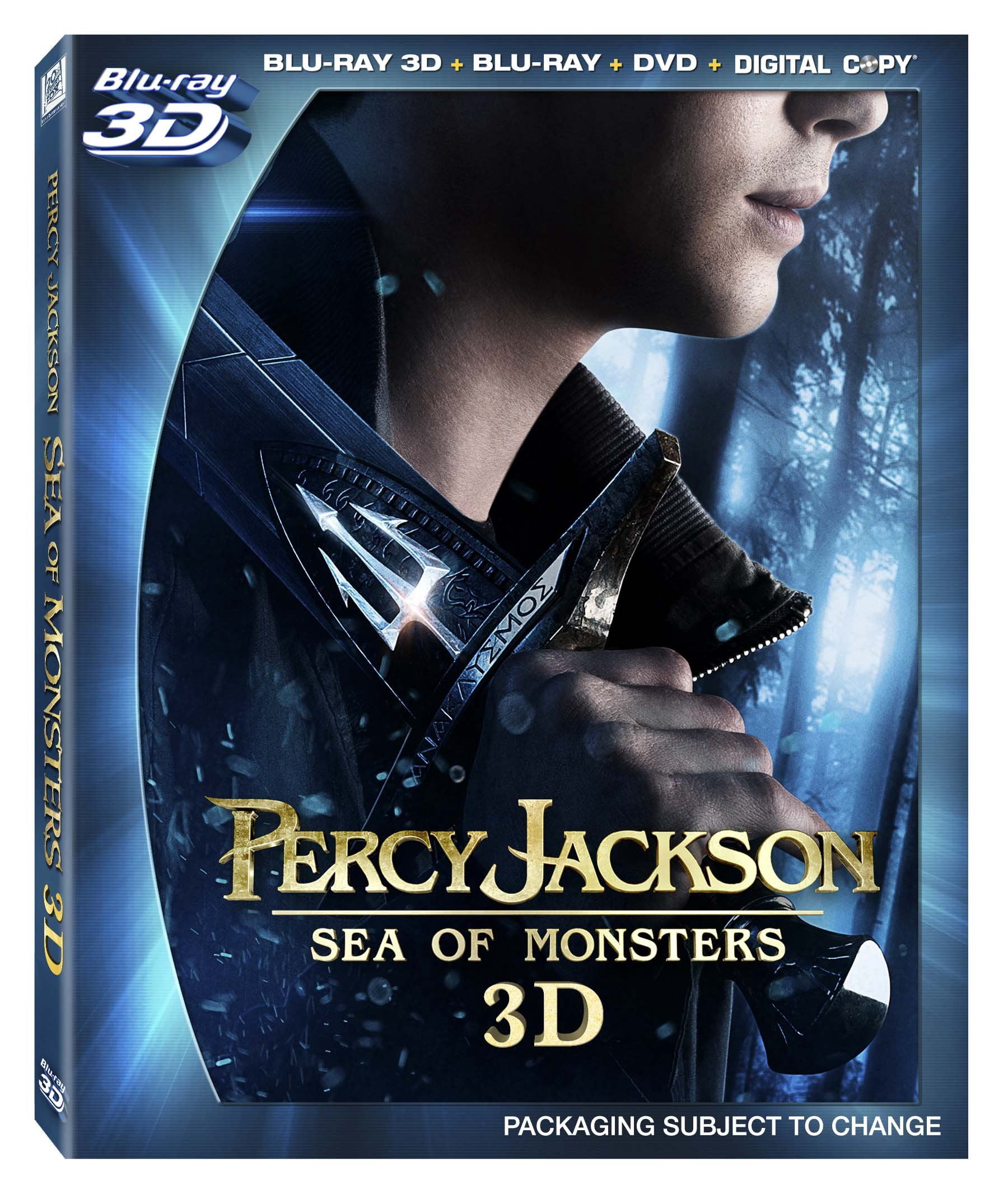 Percy Jackson: Sea of Monsters (Blu-ray + Blu-ray + DVD) - Walmart.com