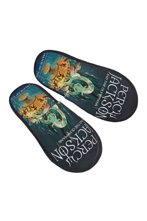 Percy Jack-so Slippers for Women Men Cotton Home Slippers Soft Fleece for Indoor Outdoor