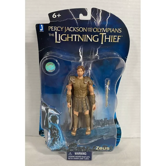 Percy Jackson & The Olympians Lightning Thief Zeus Figure New Jazwares