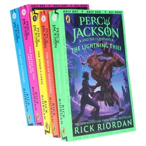 Percy Jackson & The Olympians Series By Rick Riordan 5 Books - Ages 9+ - PB