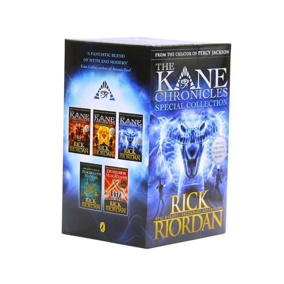 Percy Jackson and the Kane Chronicles: Special Collection 5 Books Boxset (The Kane Chronicles Trilogy, Demigods and Magicians, Magician's Manual)