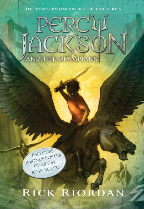 RICK RIORDAN Percy Jackson and the Olympians 5 Book Paperback Boxed Set (w/poster) (Paperback)