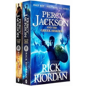 Percy Jackson & the Greek Gods & Heroes by Rick Riordan 2 Books - Ages 9+ - PB