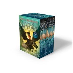 Percy Jackson & the Olympians Percy Jackson and the Olympians 5 Book Paperback Boxed Set (W/Poster), (Paperback)